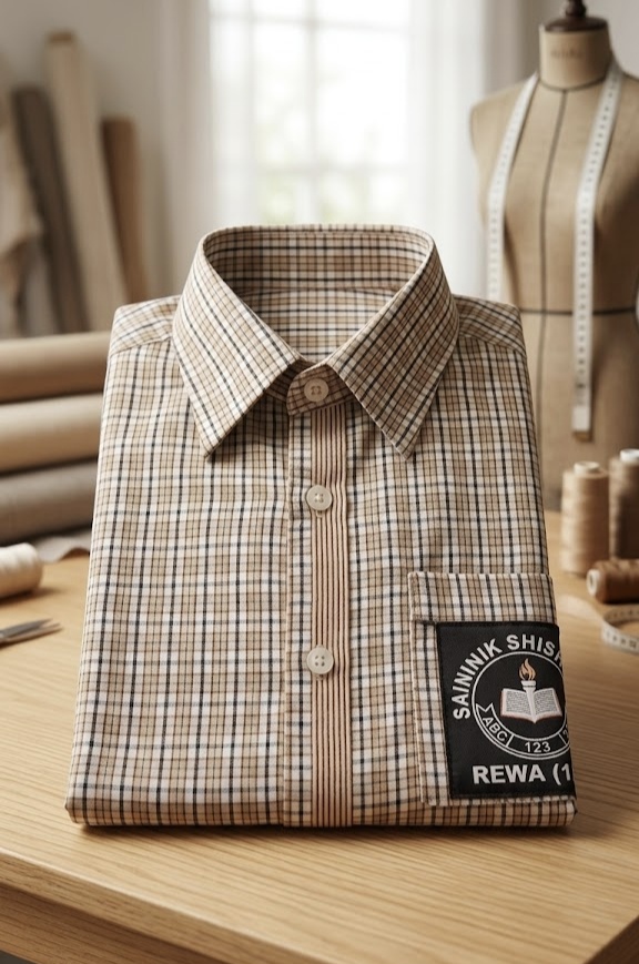 Sainik Shishu Niketan School Uniform half shirt - Buy Online